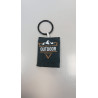 Porte clé et essuie lunette personnalisé
