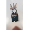 Porte clé et essuie lunette personnalisé