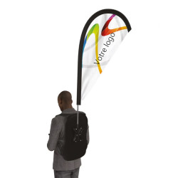 Treck flag 1 blanc