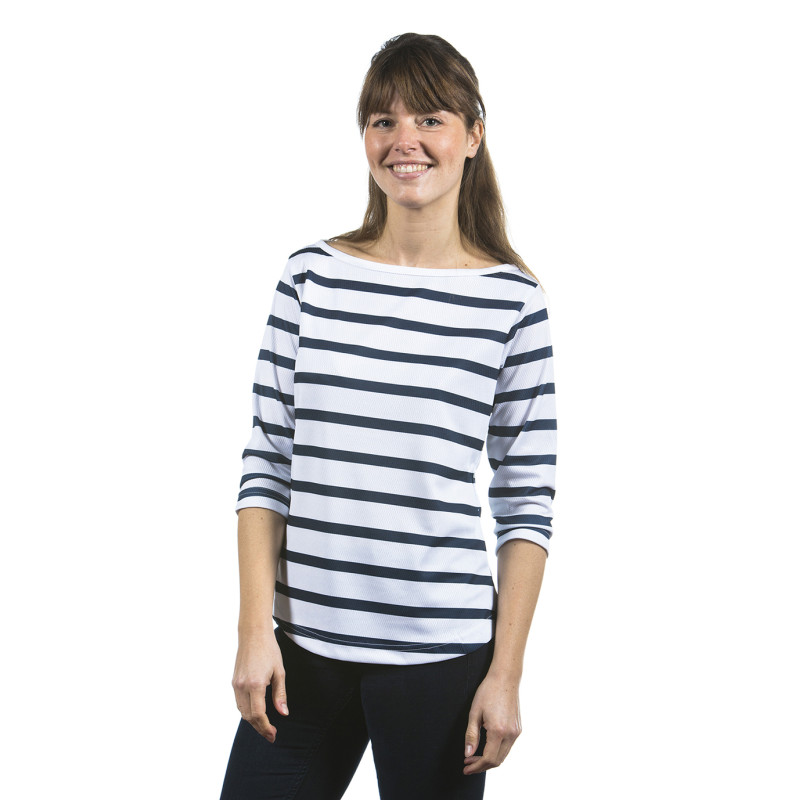 Tee shirt marinière respirant femme Tee shirt marinière respirant femme