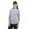 Tee shirt marinière respirant femme