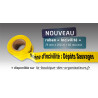 Rubalise plastique scène d'incivilité : dépots sauvage 75mm * 250m