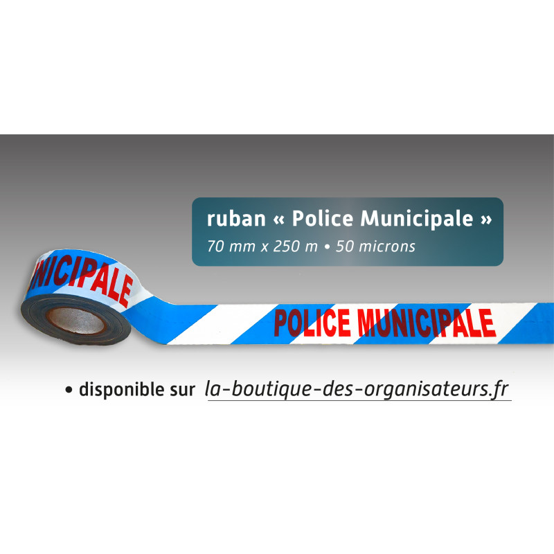 Rubalise plastique police municipale70mm*250m Rubalise plastique police municipale70mm*250m