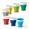 Verre en silicone pliable personnalisable avec pied
