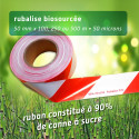 Rubalise biosourcé personnalisable 50mm*250m