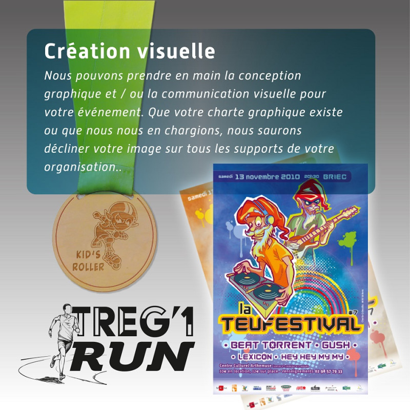 Création visuelle avec la boutique des organisateurs Création visuelle avec la boutique des organisateurs
