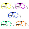 Lunettes verres luminescents - 5 couleurs - paquet de 10