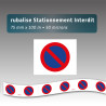 Rubalise plastique logo interdit de stationner 75mm*100m