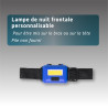 Lampe de nuit frontale personnalisable