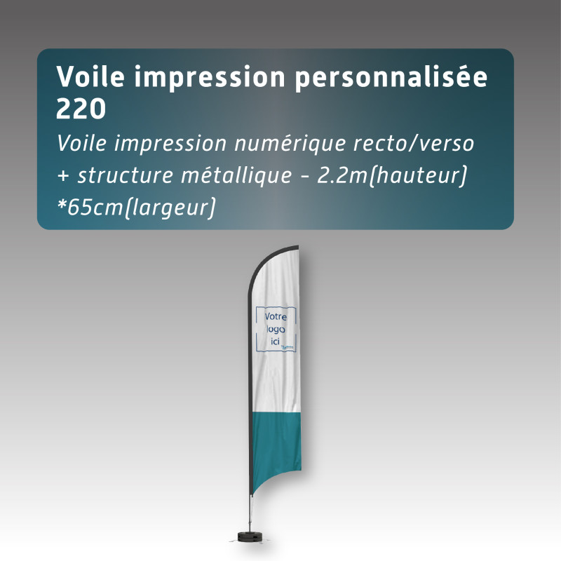 Voile impression personnalisée 220 Voile impression personnalisée 220