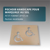 Pochoir HANDICAPÉ (petit format 30*25 ) pour marquage au sol