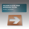 Pochoir FLÈCHE pour marquage au sol