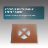 Pochoir réutilisable cercle barré