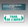 Flèche aquilux 266*600 personnalisée