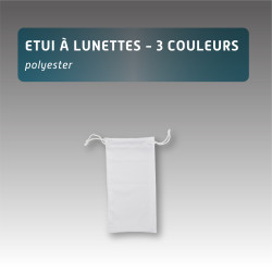 Étui à lunettes - 3 couleurs