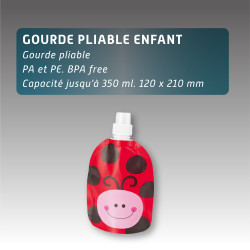 Gourde pliable enfant