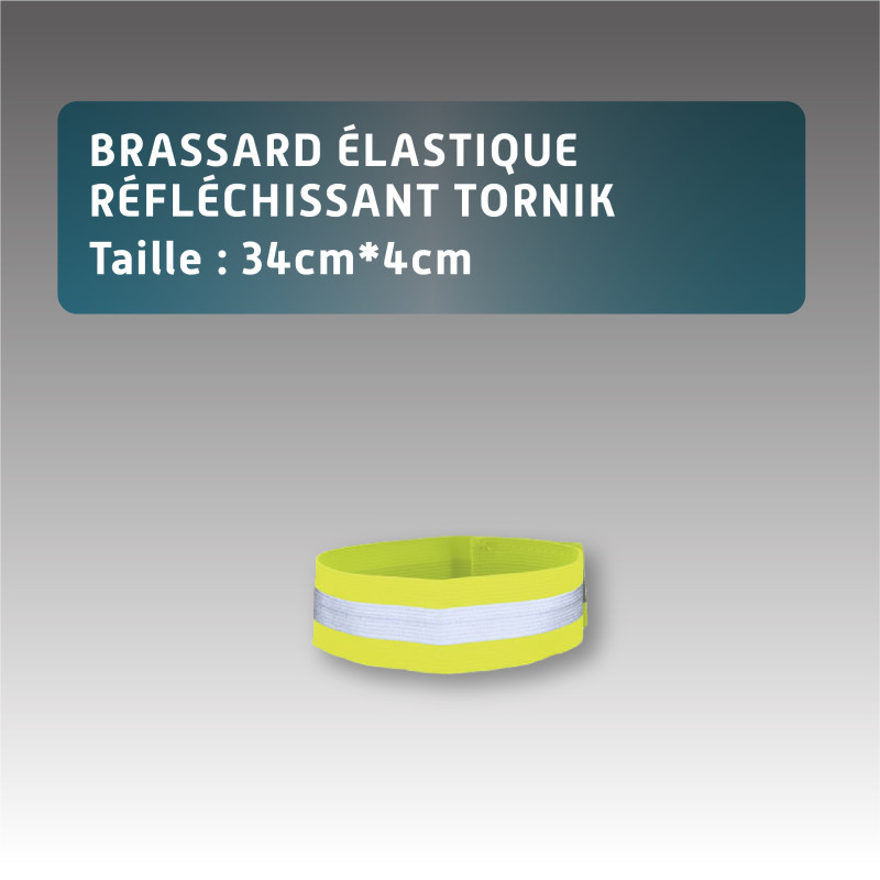 Brassard élastique réfléchissant Tornik Brassard élastique réfléchissant Tornik