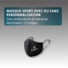 Masque sport avec ou sans personnalisation