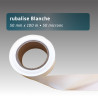 Rubalise plastique unie blanche 50mm*100m