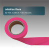 Rubalise plastique unie rose 50mm*100m