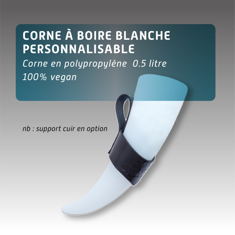 Corne à boire personnalisable Corne à boire personnalisable