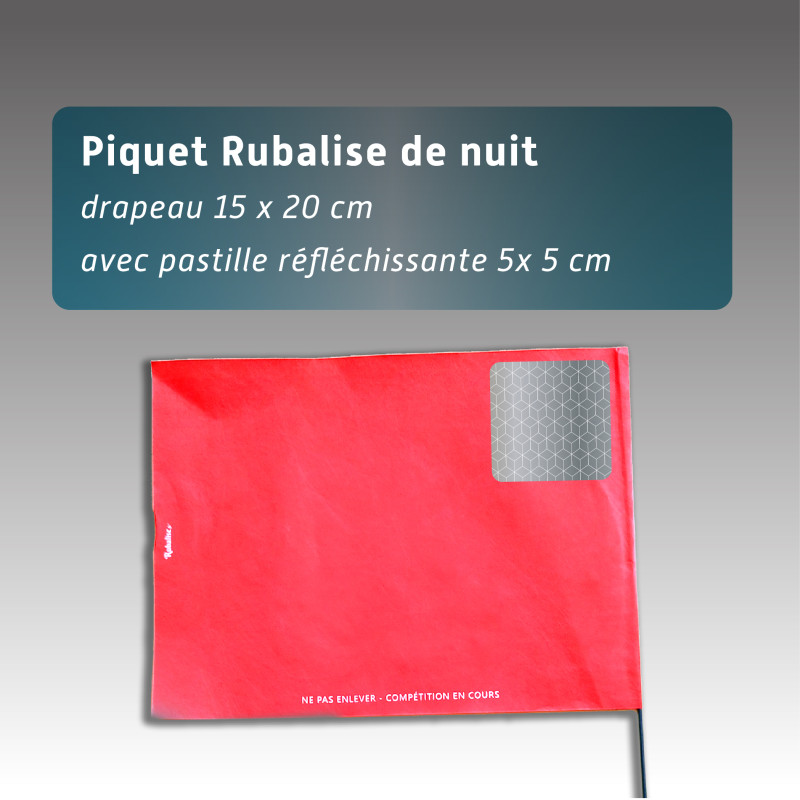 Piquet rubalise spécial NUIT réutilisable - lot de 100 - couleur unie - 7 couleurs disponibles ( lot de 100) Piquet rubalise spécial NUIT réutilisable - lot de 100 - couleur unie - 7 couleurs disponibles ( lot de 100)