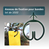 Anneau pour bande de rubalise réutilisable - lot de 1000