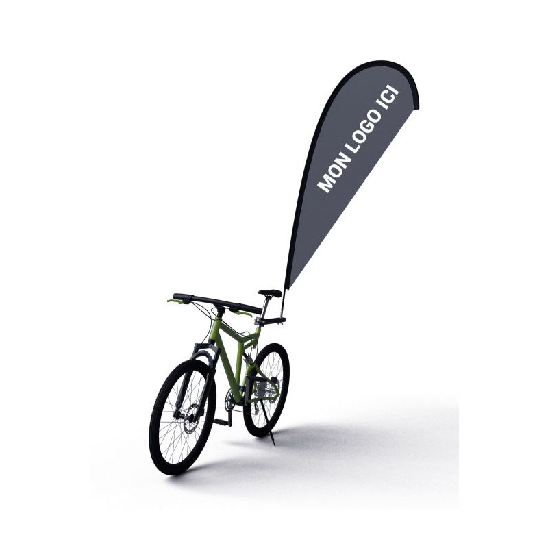 Drapeau sur vélo