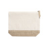 Trousse en coton et jute - personnalisable