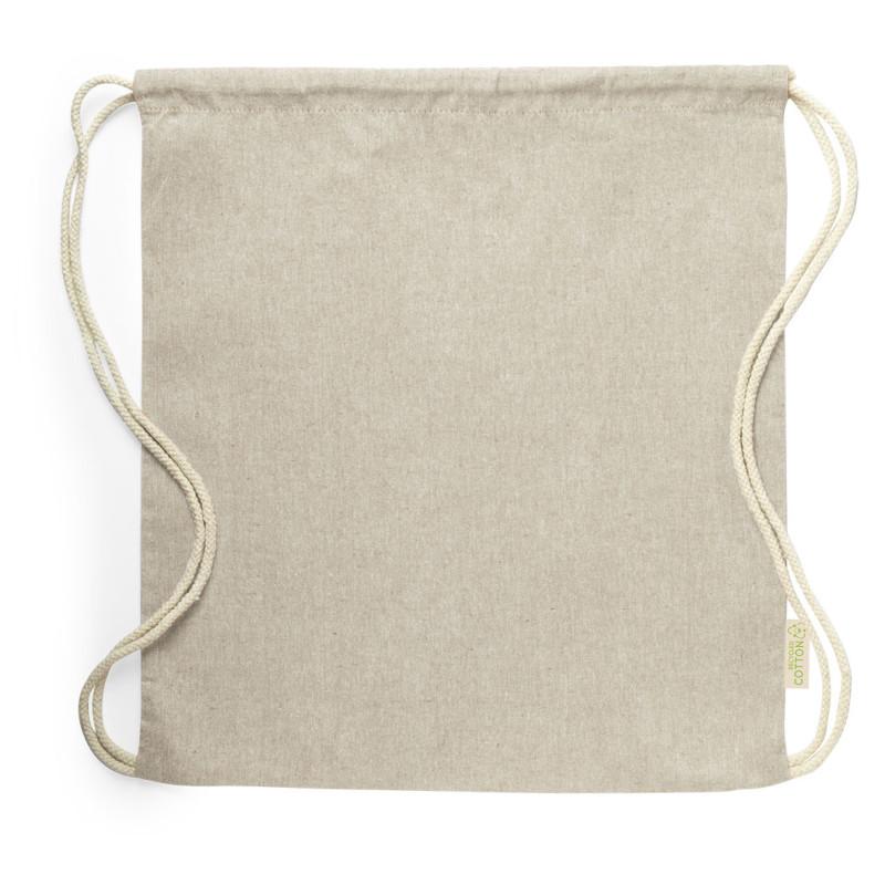 Sac à dos en coton recyclé - 4 couleurs disponibles - personnalisable Sac à dos en coton recyclé - 4 couleurs disponibles - personnalisable