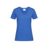 Tee shirt polyester col v