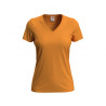Tee shirt polyester col v