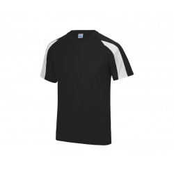Tee shirt polyester bi color