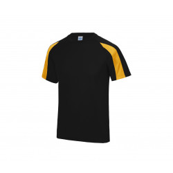 Tee shirt polyester bi color
