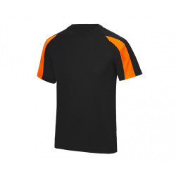 Tee shirt polyester bi color