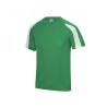 Tee shirt polyester bi color