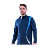 Tee shirt polyester bi color manches longues respirant