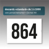 dossard sans perso de 400 a 500
