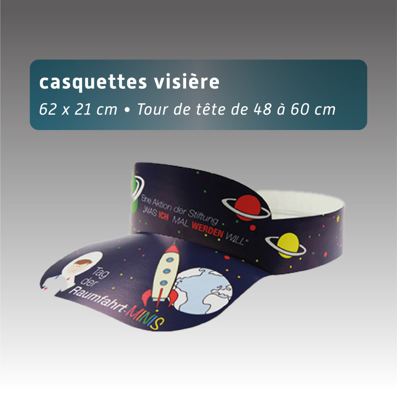 Casquette visière personnalisée