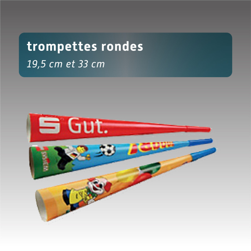 Trompette ronde et carrée Trompette ronde et carrée