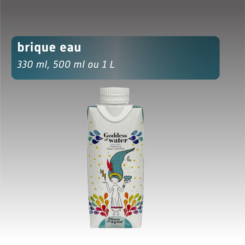 Brique d'eau personnalisable Brique d'eau personnalisable