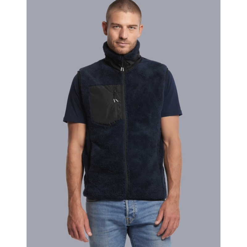 Gilet sans manches en polaire personnalisé