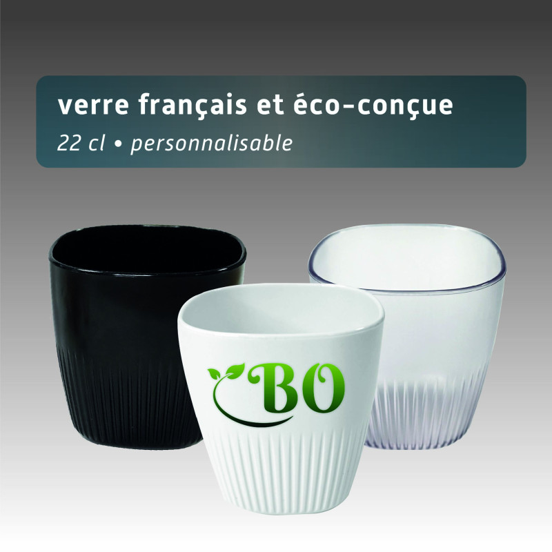 Verre "Moka" personnalisable