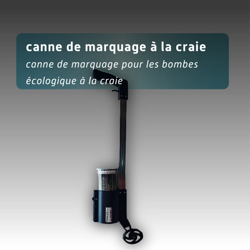 Canne de marquage à la craie 1 bombe Canne de marquage à la craie 1 bombe