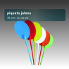 Piquet jalon 75cm - lot de 50