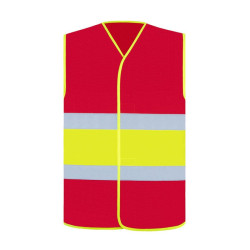 Gilet de sécurité drapeau étranger