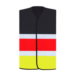Gilet de sécurité drapeau étranger