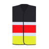 Gilet de sécurité drapeau étranger