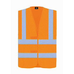 Gilet de sécurité avec bande verticale