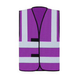 Gilet de sécurité avec bande verticale